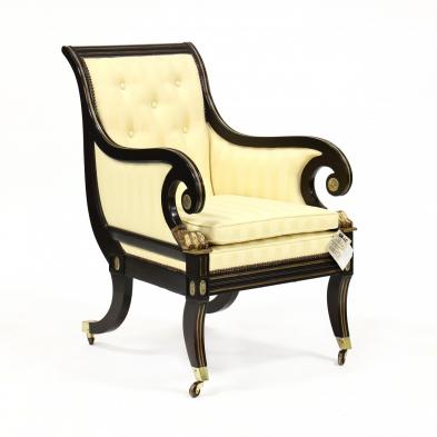 baker-neoclassical-style-carved-and-gilt-armchair