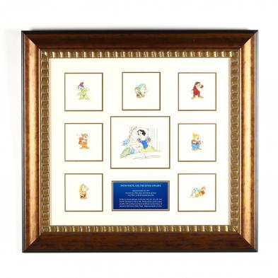 framed-collection-of-disney-animation-prints-snow-white-and-the-seven-dwarfs