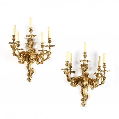 pair-of-louis-xv-style-gilt-brass-sconces