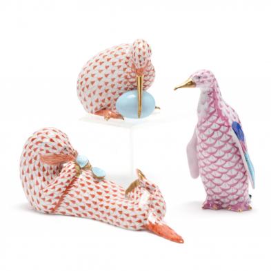 herend-porcelain-fishnet-animals