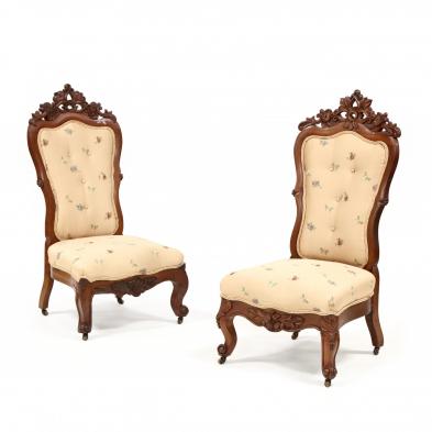 pair-of-rococo-revival-carved-walnut-slipper-chairs