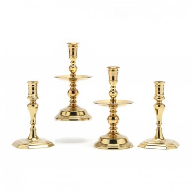 virginia-metalcrafters-for-colonial-williamsburg-two-pair-of-brass-candlesticks