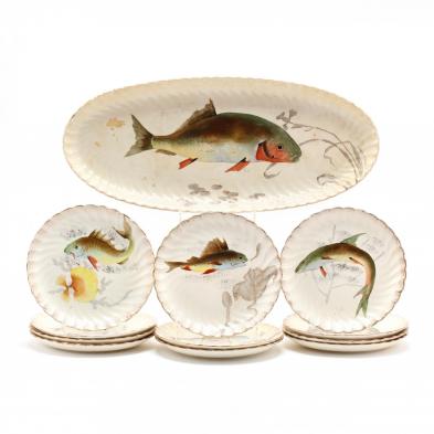 a-german-porcelain-fish-set