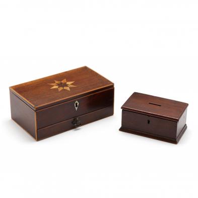 two-antique-mahogany-lock-boxes