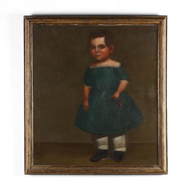 american-school-portrait-of-a-young-boy-with-toy-horn