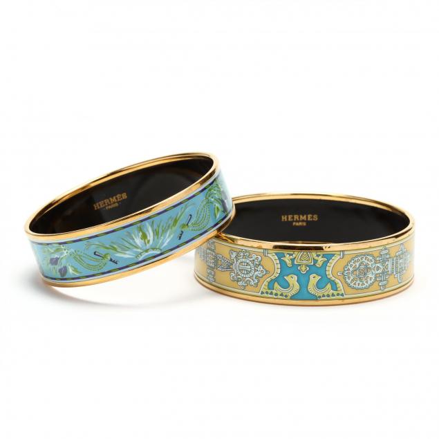 two-printed-enamel-bangle-bracelets-hermes