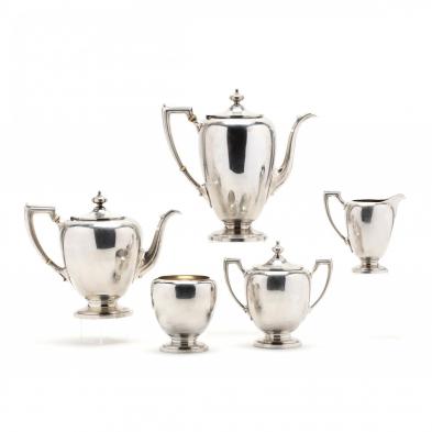 pointed-antique-sterling-silver-tea-coffee-service