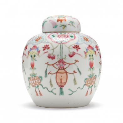an-antique-chinese-famille-rose-lidded-ginger-jar