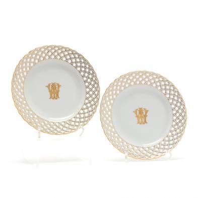 pair-of-kpm-porcelain-cabinet-plates