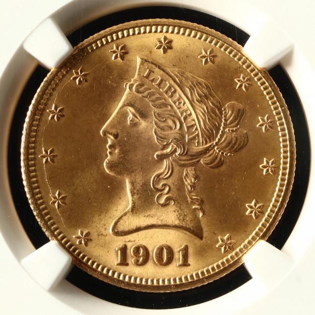 1901-s-10-liberty-head-gold-eagle-ngc-ms65