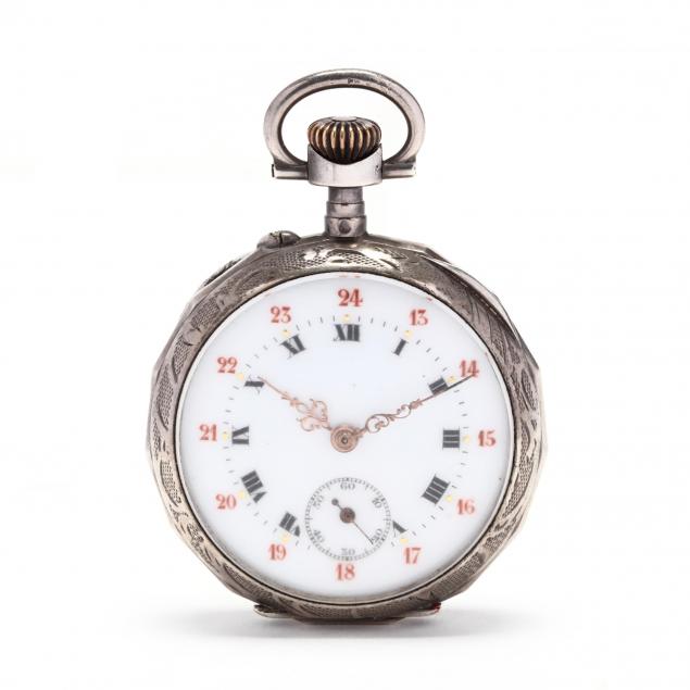 antique-silver-open-face-pocket-watch