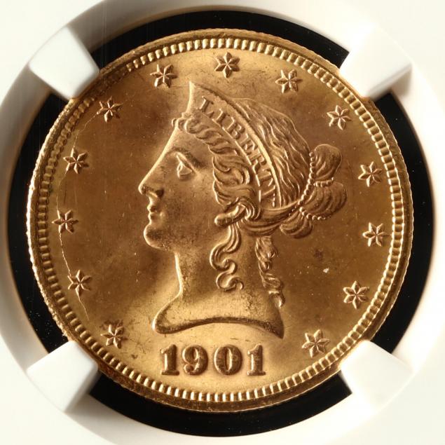 1901-s-10-liberty-head-gold-eagle-ngc-ms65
