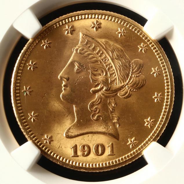 1901-s-10-liberty-head-gold-eagle-ngc-ms64