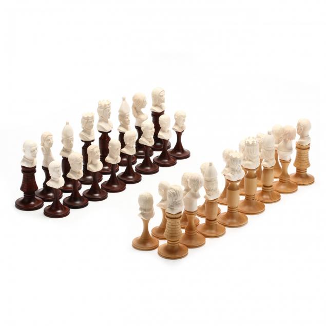 oleg-raikis-russia-20th-century-character-busts-chess-set