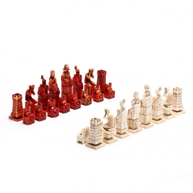 oleg-raikis-russia-20th-century-shakespeare-theater-chess-set-in-mammoth-ivory