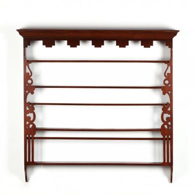 chippendale-style-mahogany-plate-rack