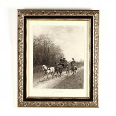 framed-carriage-print-titled-i-la-carosse-i