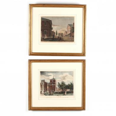 two-antique-birch-william-and-son-engravings-of-philadelphia
