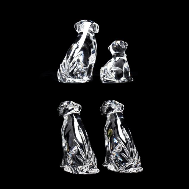 crystal labrador figurine