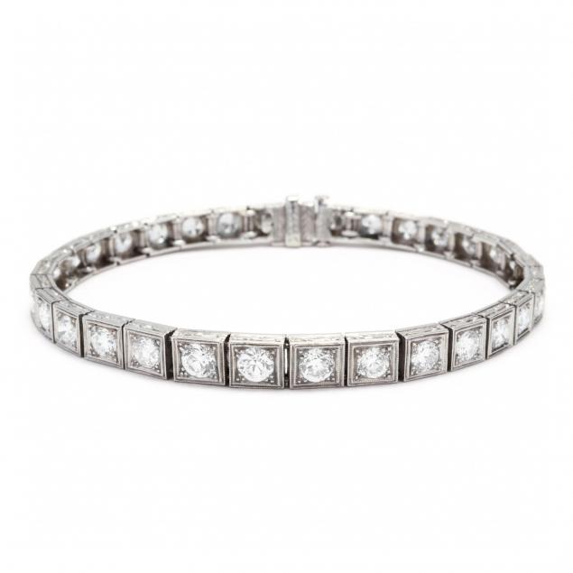 vintage-platinum-and-diamond-bracelet