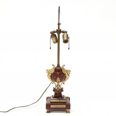 napoleon-iii-dore-bronze-and-marble-table-lamp