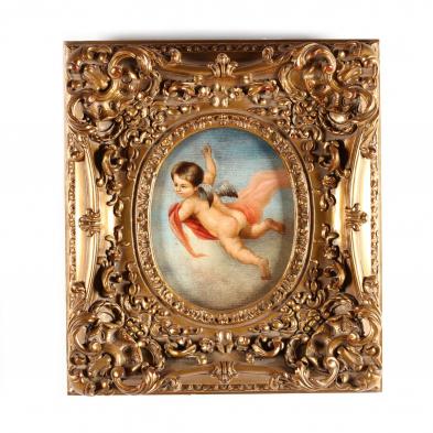 a-contemporary-decorative-painting-of-a-cupid