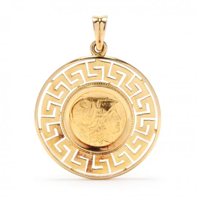 replica-gold-coin-pendant