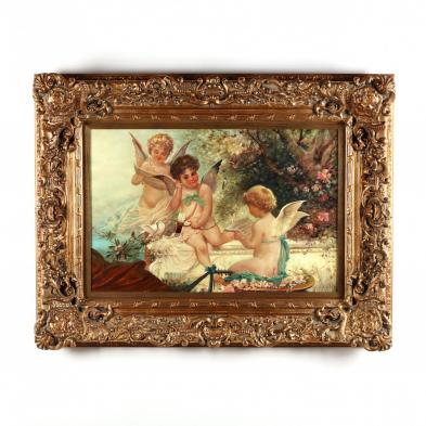 a-contemporary-decorative-painting-of-musical-putti