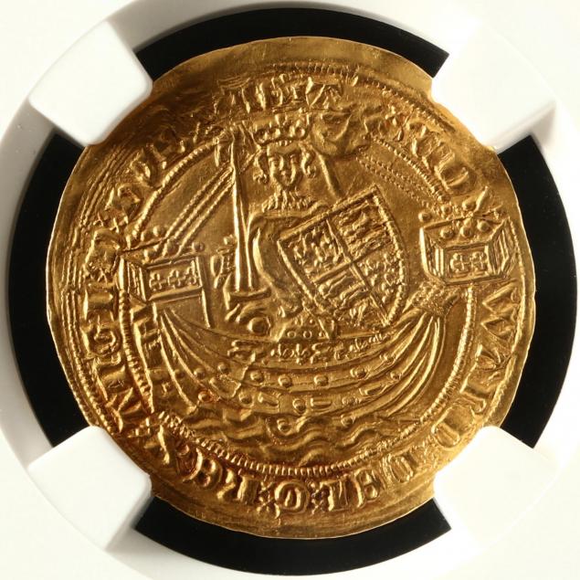 england-edward-iii-1361-1369-gold-half-noble-ngc-ms63