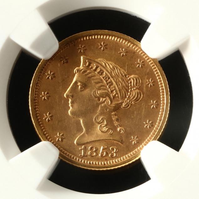 1853-2-50-liberty-head-gold-quarter-eagle-ngc-ms61