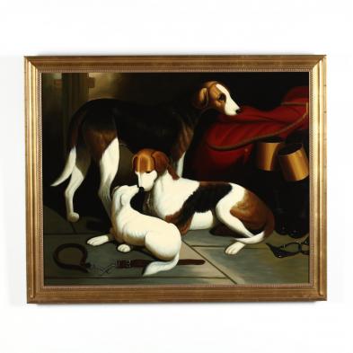 after-william-barraud-english-1810-1850-i-the-foxhounds-i