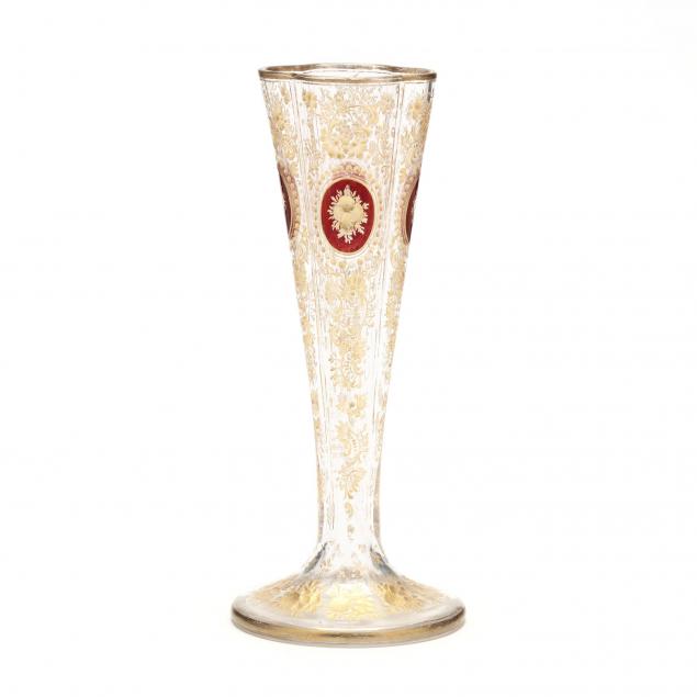 moser-engraved-and-gilt-trumpet-vase