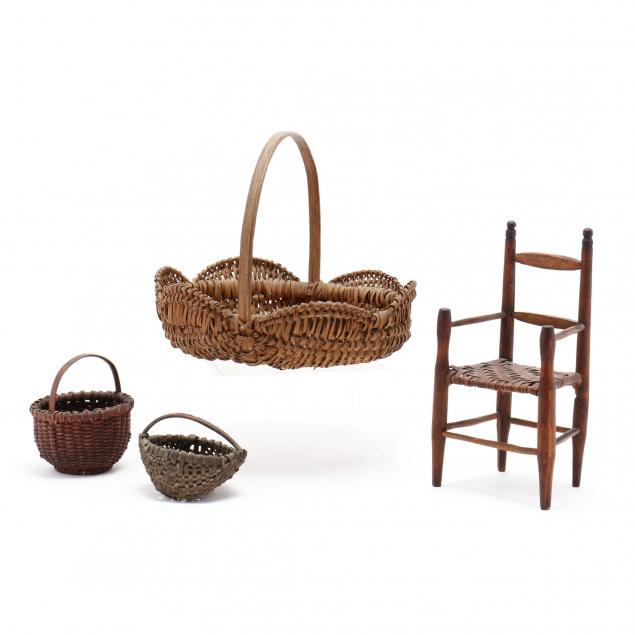 a-group-of-early-examples-of-basket-weaving