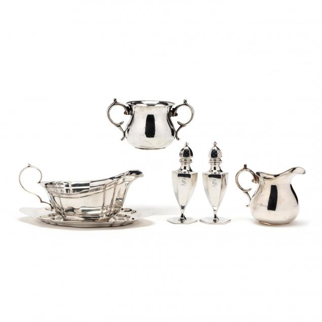 a-group-of-sterling-silver-dining-accessories