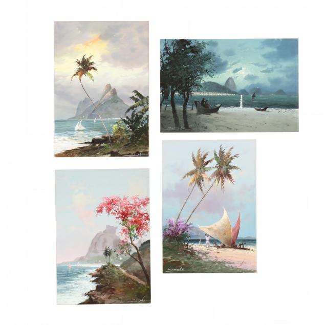 reinaldo-manzke-brazil-1906-1980-four-original-brazilian-landscapes