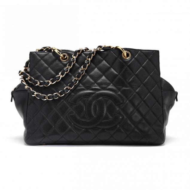 chanel caviar shopping bag