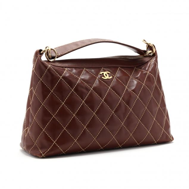 a-brown-leather-wild-stitch-handbag-chanel