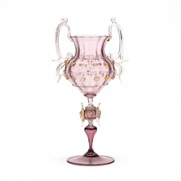 venetian-glass-double-handled-wine-stem