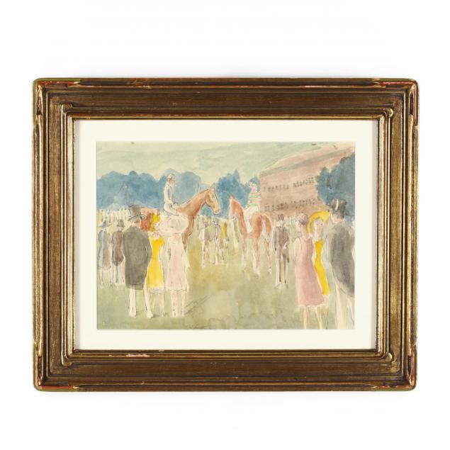 vintage-watercolor-painting-of-royal-ascot