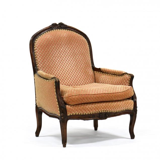 oversized-louis-xv-style-carved-fruitwood-bergere