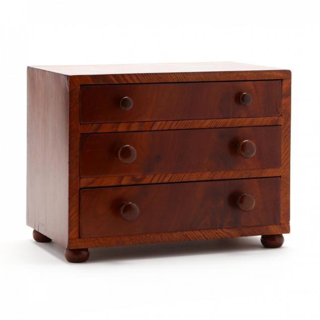 an-antique-virginia-miniature-chest-of-drawers
