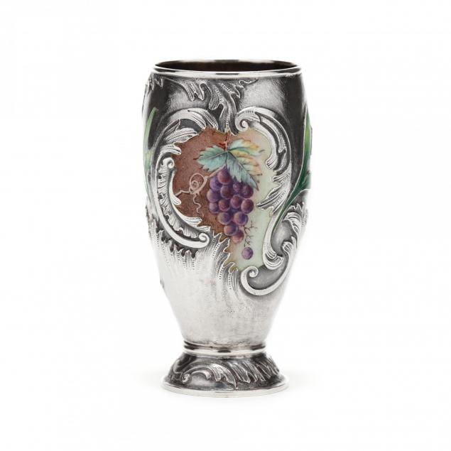 russian-silver-enamel-beaker