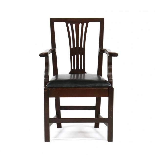 southern-chippendale-mahogany-armchair