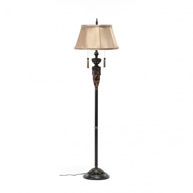 contemporary-bronze-tone-and-marble-floor-lamp