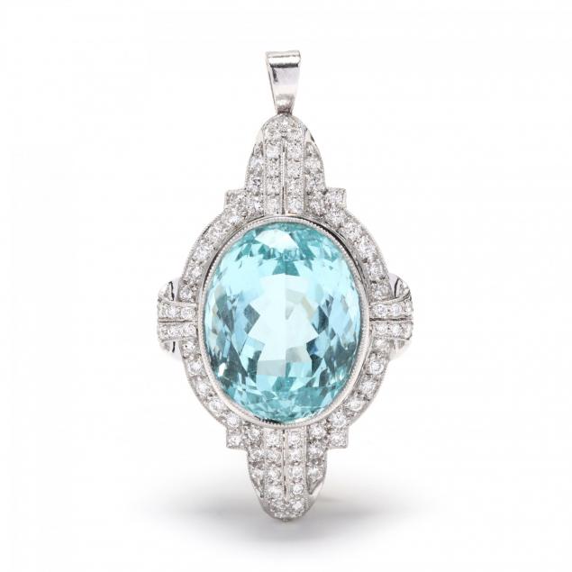 art-deco-style-aquamarine-and-diamond-brooch-pendant