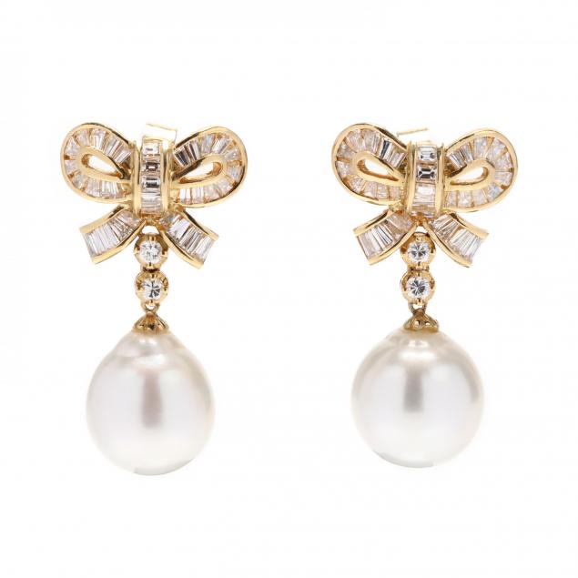 gold-pearl-and-diamond-earrings