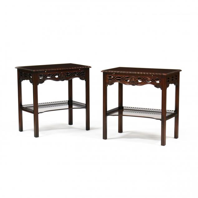 wellington-hall-pair-of-chinese-chippendale-style-mahogany-tea-tables