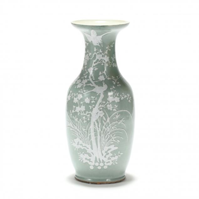 a-chinese-celadon-floor-vase