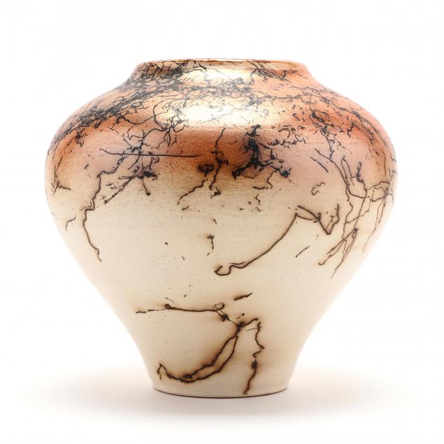 southwestern-raku-horsehair-pottery-vase