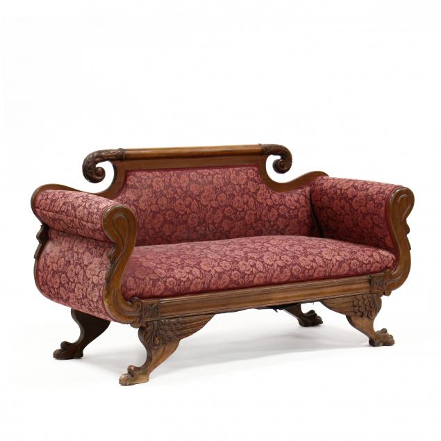 american-classical-carved-mahogany-sofa